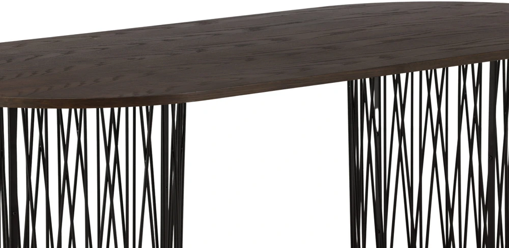 Venture Design Valgomasis stalas, akmuo, 100x220 cm, mocca