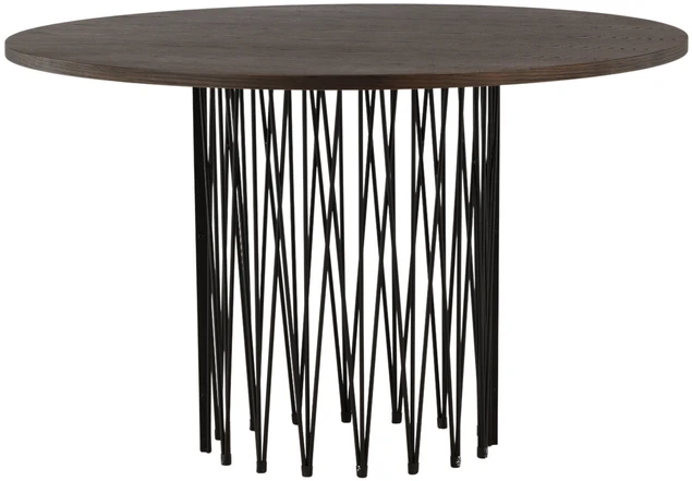 Venture Design Valgomasis stalas, akmuo, ø120 cm, mocca