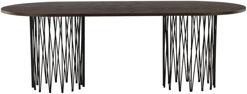 Venture Design Valgomasis stalas, akmuo, 100x220 cm, mocca