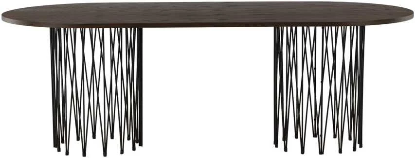 Venture Design Valgomasis stalas, akmuo, 100x220 cm, mocca
