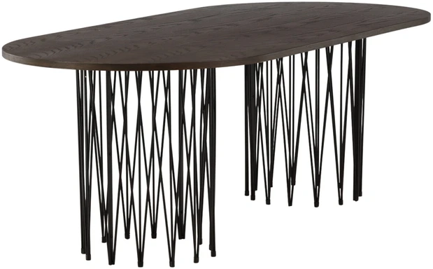 Venture Design Valgomasis stalas, akmuo, 100x220 cm, mocca
