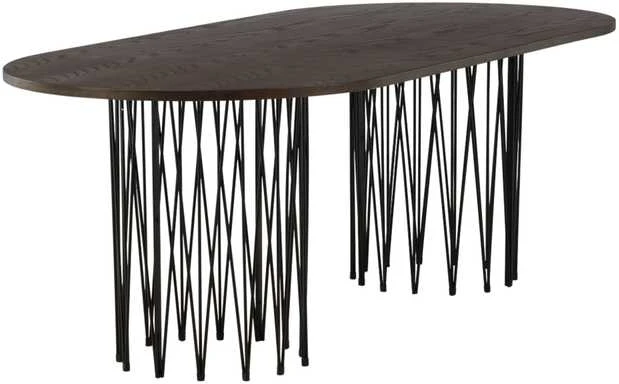 Venture Design Valgomasis stalas, akmuo, 100x220 cm, mocca
