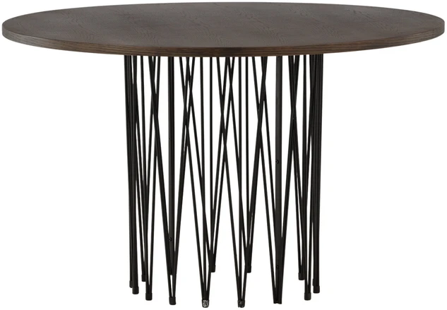 Venture Design Valgomasis stalas, akmuo, ø120 cm, mocca