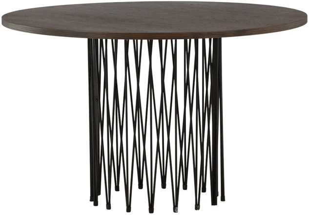 Venture Design Valgomasis stalas, akmuo, ø120 cm, mocca
