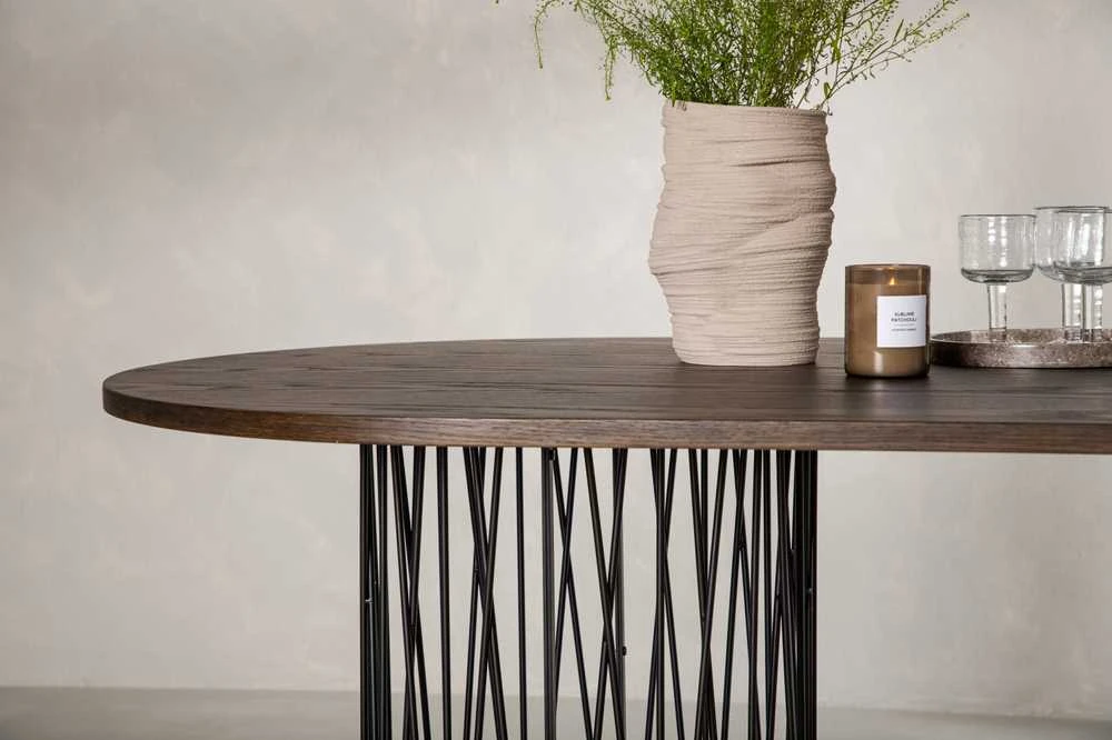 Venture Design Valgomasis stalas, akmuo, 100x220 cm, mocca