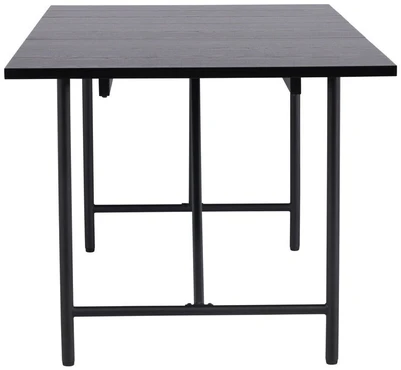 Venture Design Valgomasis stalas, Astrid, 200x90 cm, Juodas