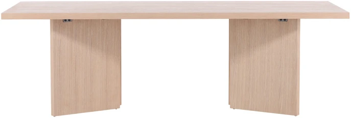 Venture Design Valgomasis stalas, Bassholmen, 100x240 cm, balta kalkė