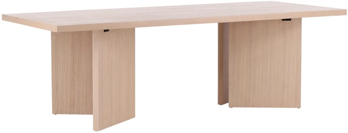 Venture Design Valgomasis stalas, Bassholmen, 100x240 cm, balta kalkė