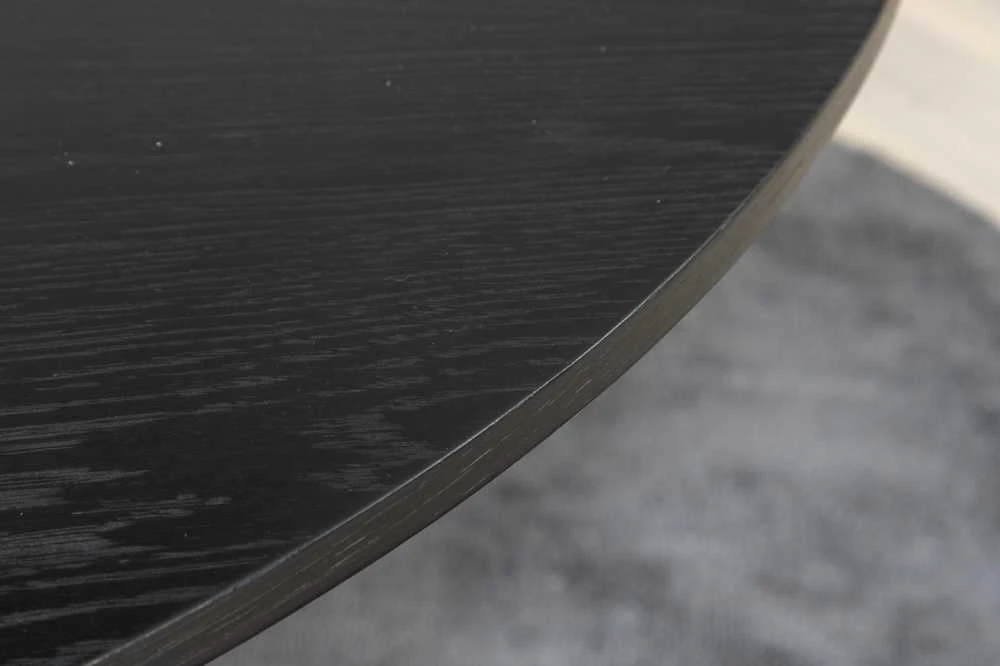 Venture Design Valgomasis stalas, Bianca, ø110 cm, Juodas