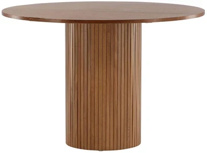 Venture Design Valgomasis stalas, Bianca, ø110 cm, Riešutas