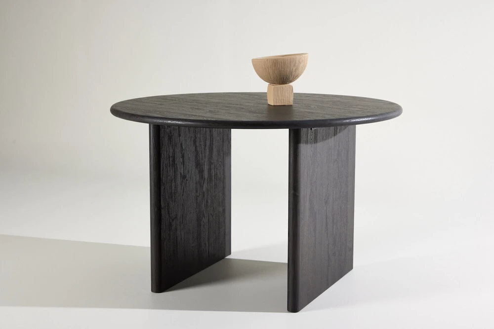 Venture Design Valgomasis stalas, Björholmen, ⌀120 cm, baltas apdaila