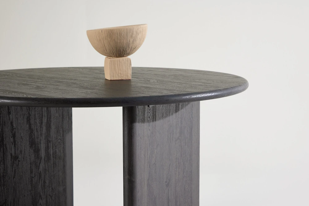 Venture Design Valgomasis stalas, Björholmen, ⌀120 cm, baltas apdaila