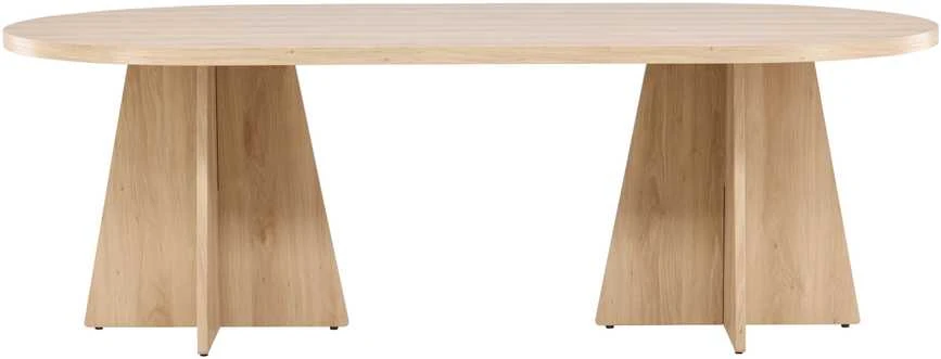 Venture Design Valgomasis stalas, Bootcut, 230x115 cm, Natūrali spalva