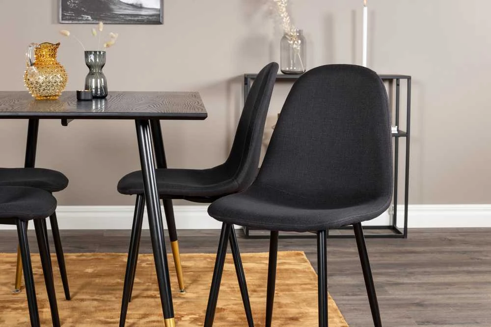 Venture Design Valgomasis stalas, Dipp, 75x120x85 cm, Juodas