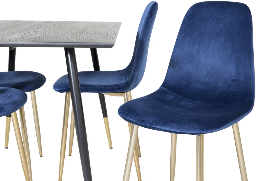 Venture Design Valgomasis stalas, Dipp, 75x120x85 cm, Juodas