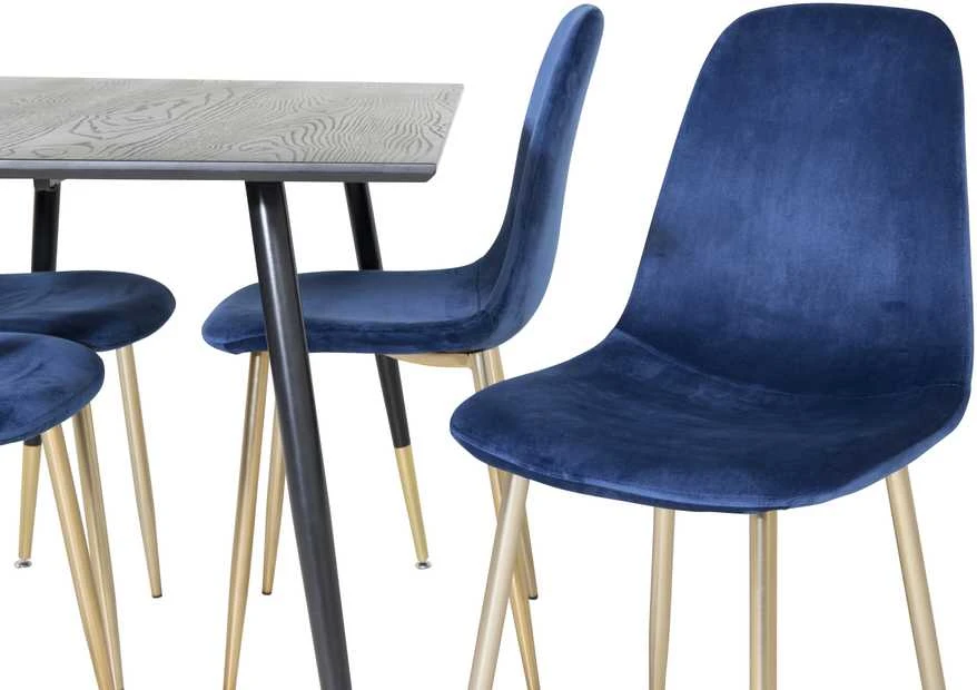 Venture Design Valgomasis stalas, Dipp, 75x120x85 cm, Juodas