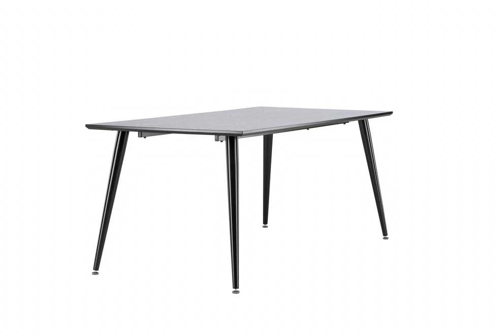 Venture Design Valgomasis stalas, Dipp, 180x90 cm, Juodas
