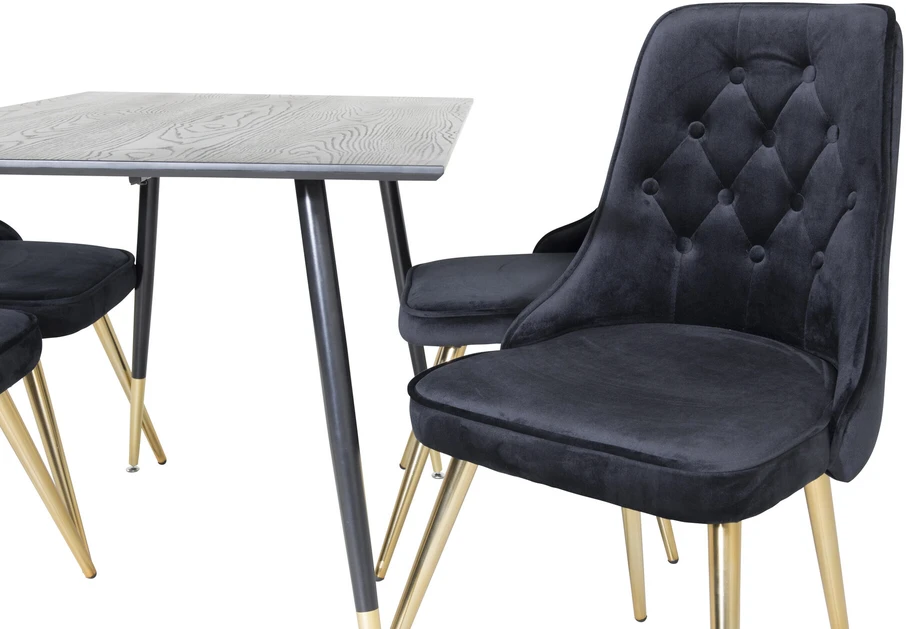 Venture Design Valgomasis stalas, Dipp, 75x120x85 cm, Juodas