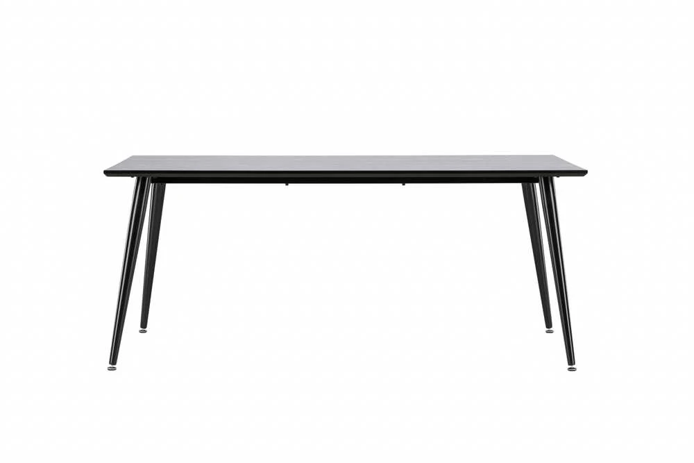 Venture Design Valgomasis stalas, Dipp, 180x90 cm, Juodas