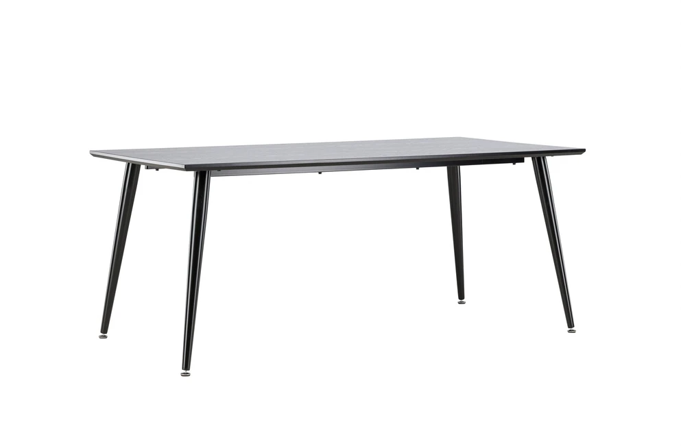 Venture Design Valgomasis stalas, Dipp, 180x90 cm, Juodas