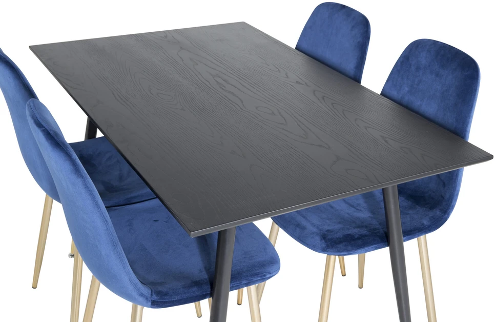 Venture Design Valgomasis stalas, Dipp, 75x120x85 cm, Juodas