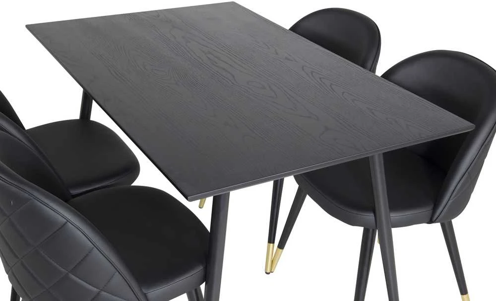 Venture Design Valgomasis stalas, Dipp, 75x120x85 cm, Juodas