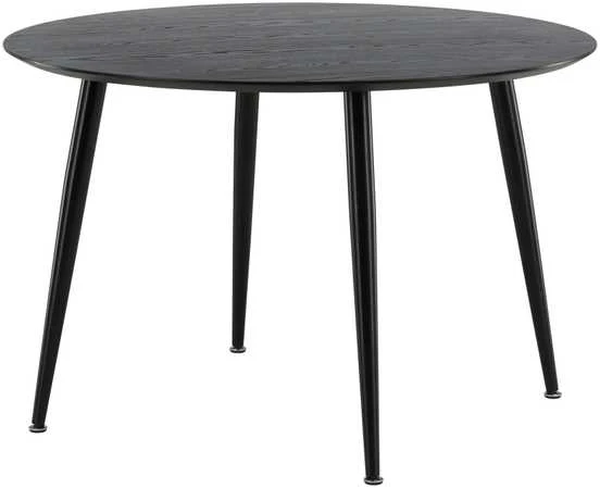 Venture Design Valgomasis stalas, Dipp, ø115 cm, Juodas