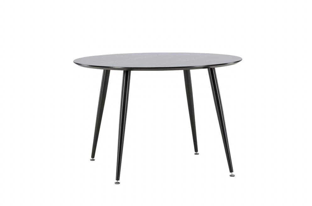 Venture Design Valgomasis stalas, Dipp, ø115 cm, Juodas