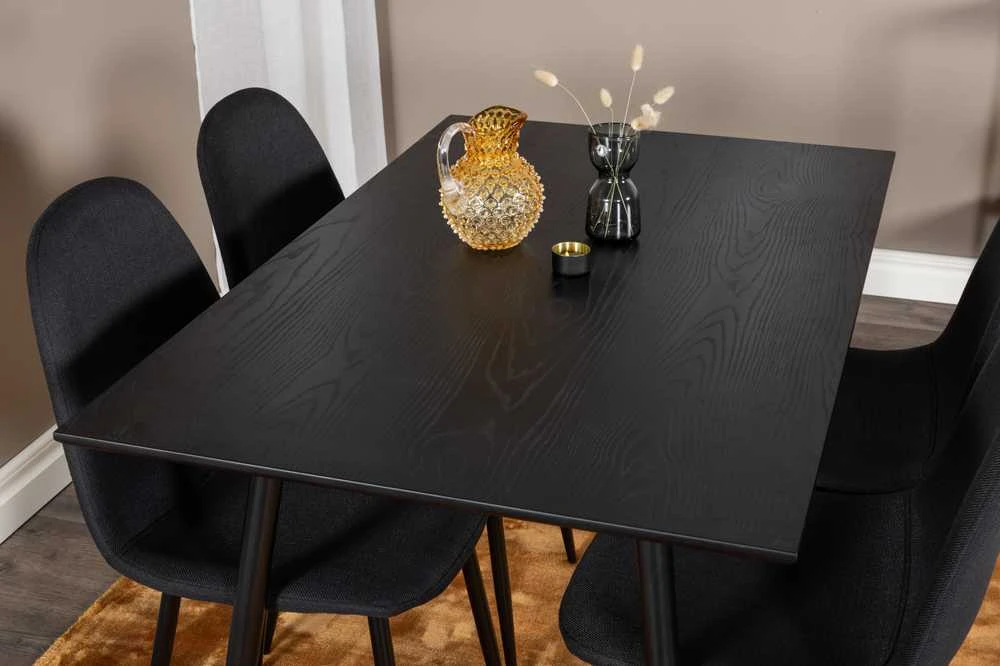 Venture Design Valgomasis stalas, Dipp, 75x120x85 cm, Juodas