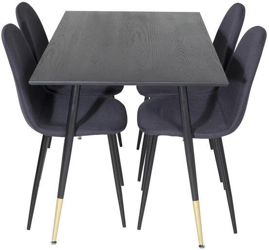 Venture Design Valgomasis stalas, Dipp, 75x120x85 cm, Juodas