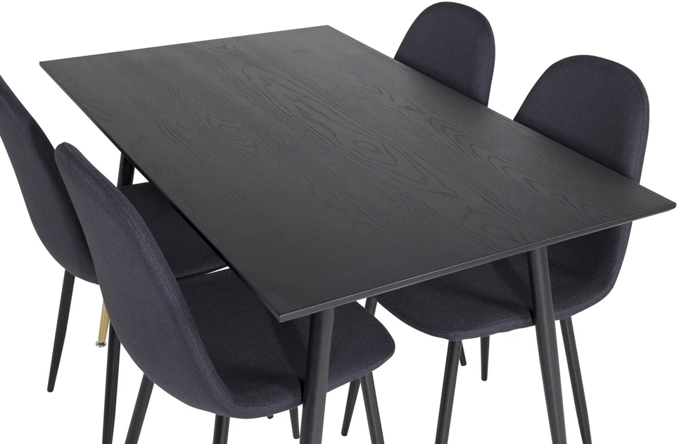 Venture Design Valgomasis stalas, Dipp, 75x120x85 cm, Juodas