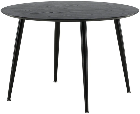 Venture Design Valgomasis stalas, Dipp, ø115 cm, Juodas