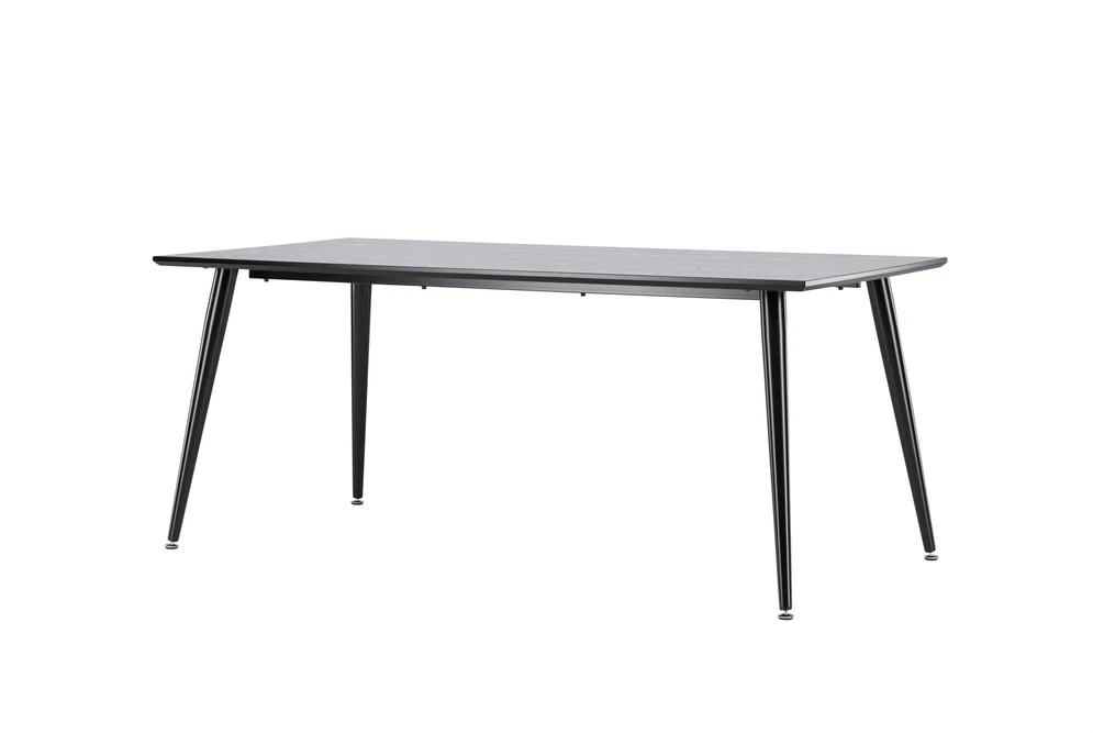 Venture Design Valgomasis stalas, Dipp, 180x90 cm, Juodas