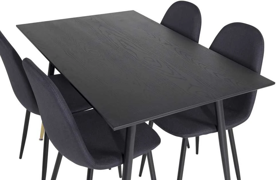 Venture Design Valgomasis stalas, Dipp, 75x120x85 cm, Juodas
