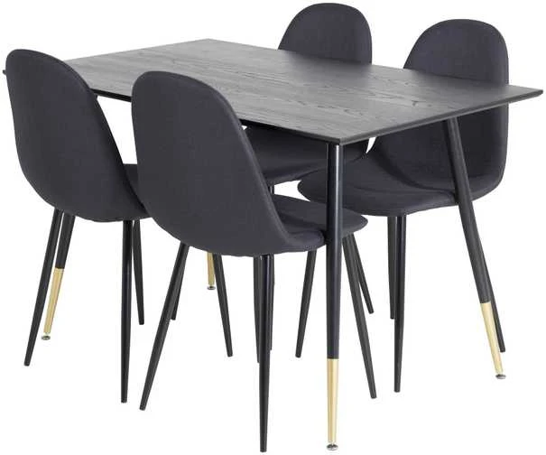 Venture Design Valgomasis stalas, Dipp, 75x120x85 cm, Juodas