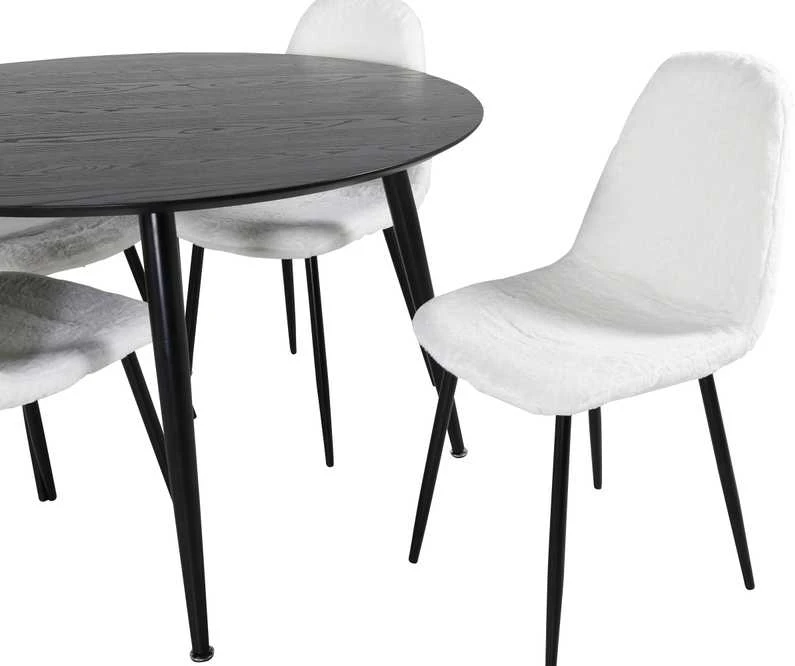 Venture Design Valgomasis stalas, Dipp, 115cm, Juodas