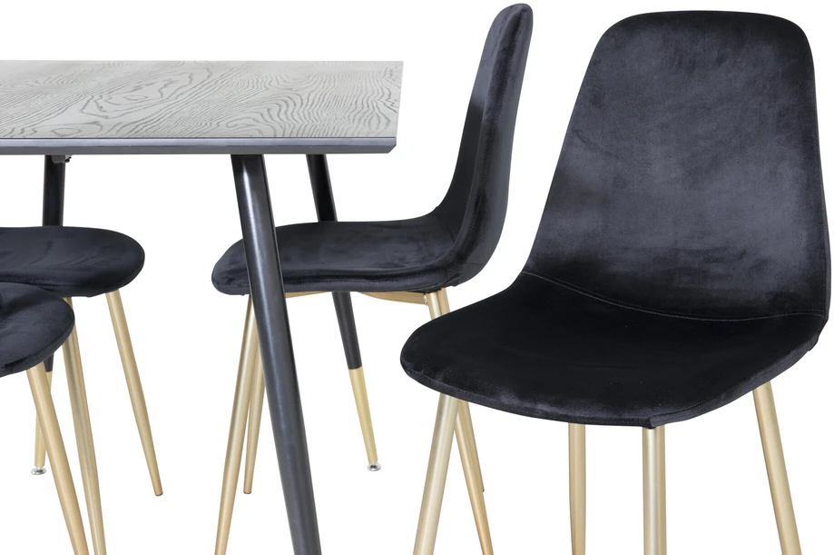 Venture Design Valgomasis stalas, Dipp, 75x120x85 cm, Juodas