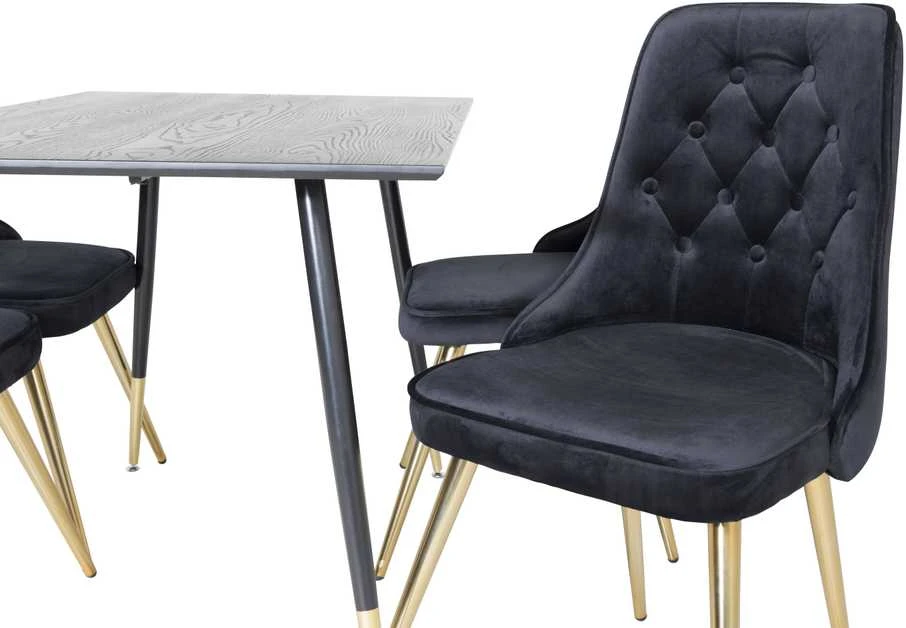 Venture Design Valgomasis stalas, Dipp, 75x120x85 cm, Juodas