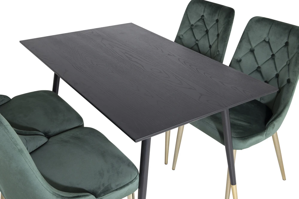 Venture Design Valgomasis stalas, Dipp, 75x120x85 cm, Juodas