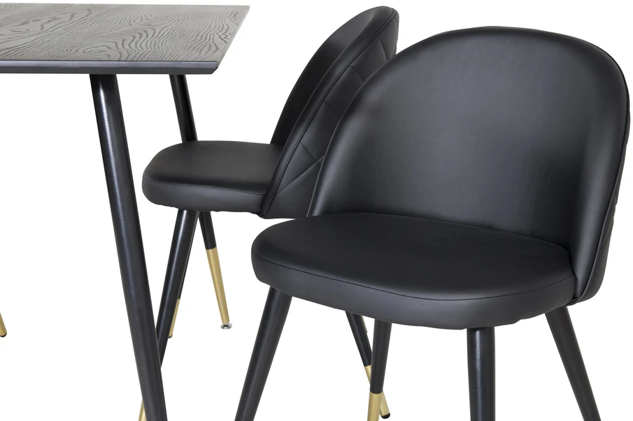 Venture Design Valgomasis stalas, Dipp, 75x120x85 cm, Juodas
