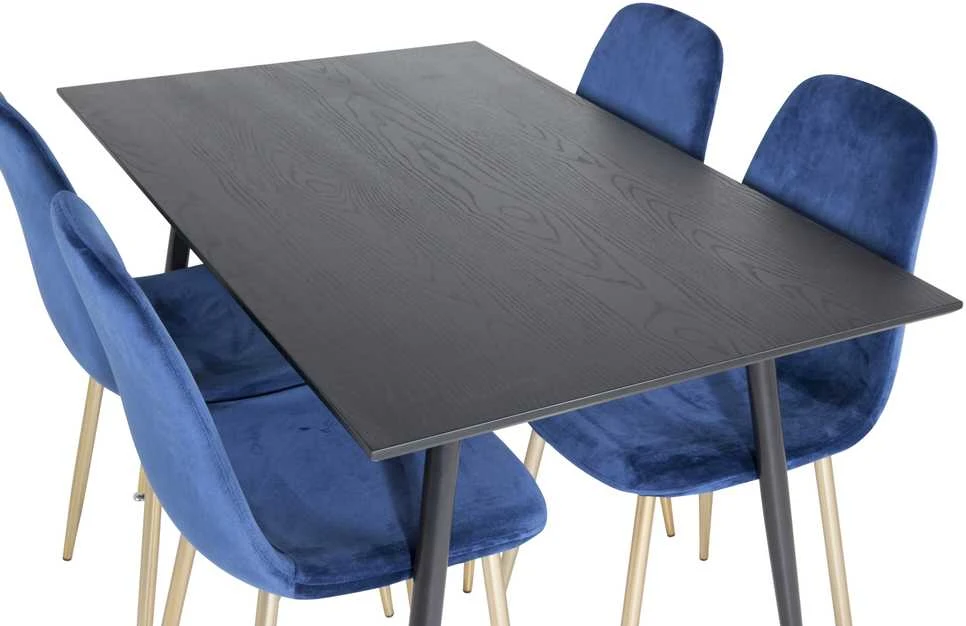 Venture Design Valgomasis stalas, Dipp, 75x120x85 cm, Juodas