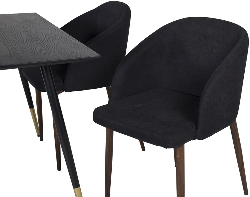 Venture Design Valgomasis stalas, Dipp, 75x120x85 cm, Juodas