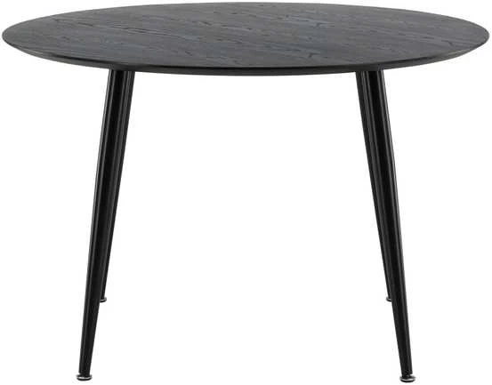 Venture Design Valgomasis stalas, Dipp, ø115 cm, Juodas
