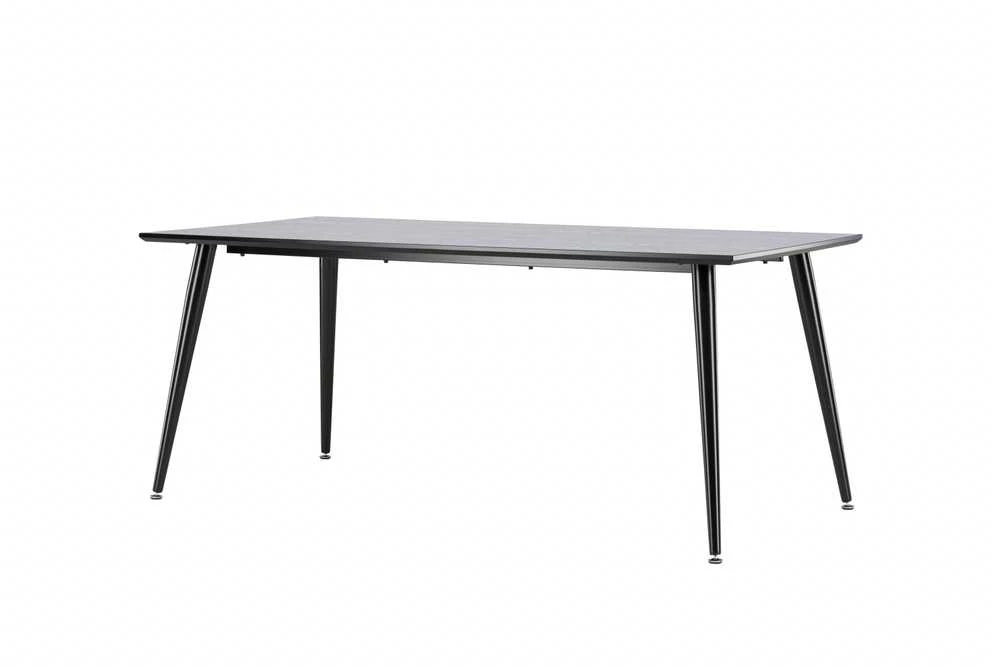 Venture Design Valgomasis stalas, Dipp, 180x90 cm, Juodas
