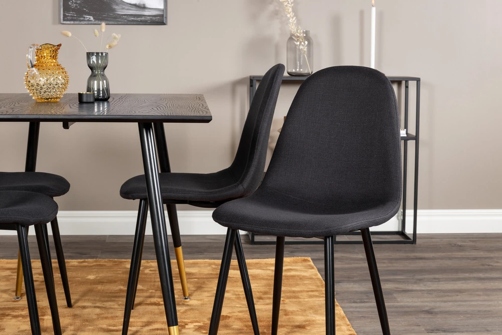 Venture Design Valgomasis stalas, Dipp, 75x120x85 cm, Juodas