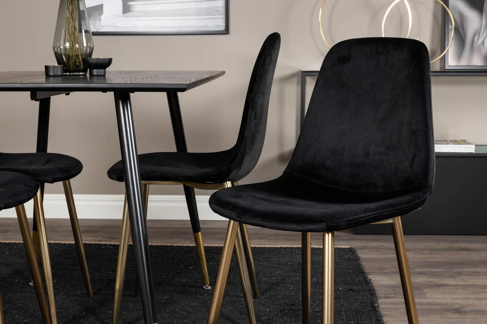 Venture Design Valgomasis stalas, Dipp, 75x120x85 cm, Juodas