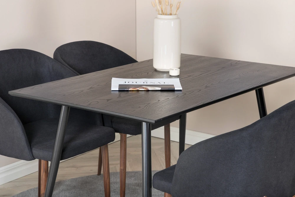 Venture Design Valgomasis stalas, Dipp, 75x120x85 cm, Juodas