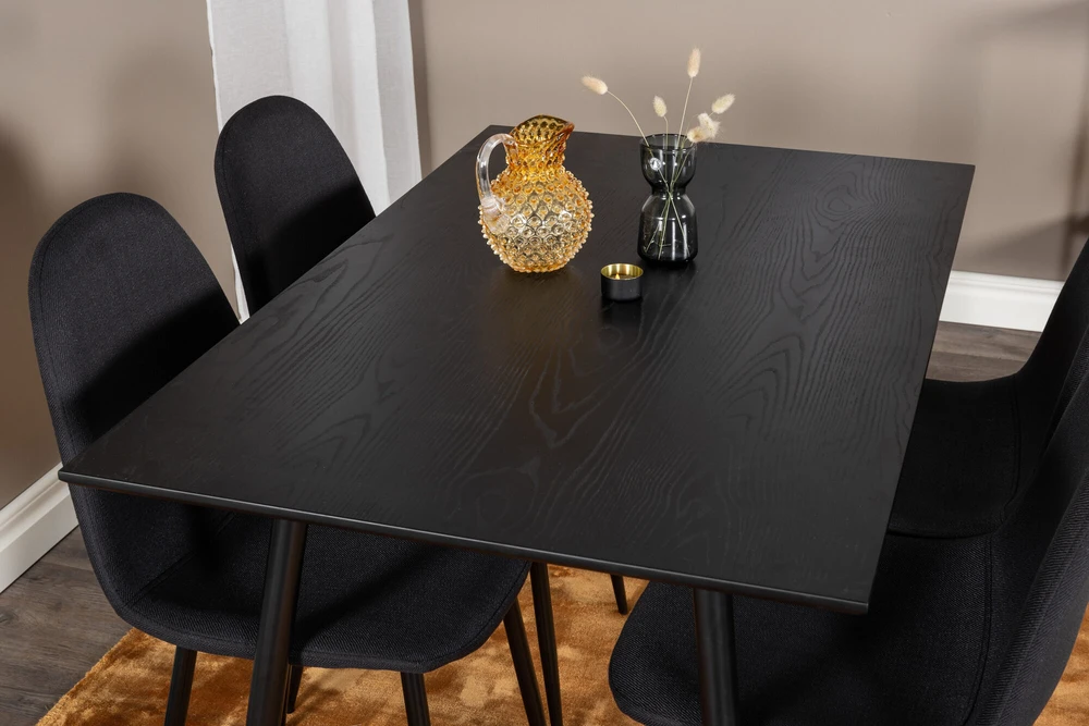 Venture Design Valgomasis stalas, Dipp, 75x120x85 cm, Juodas