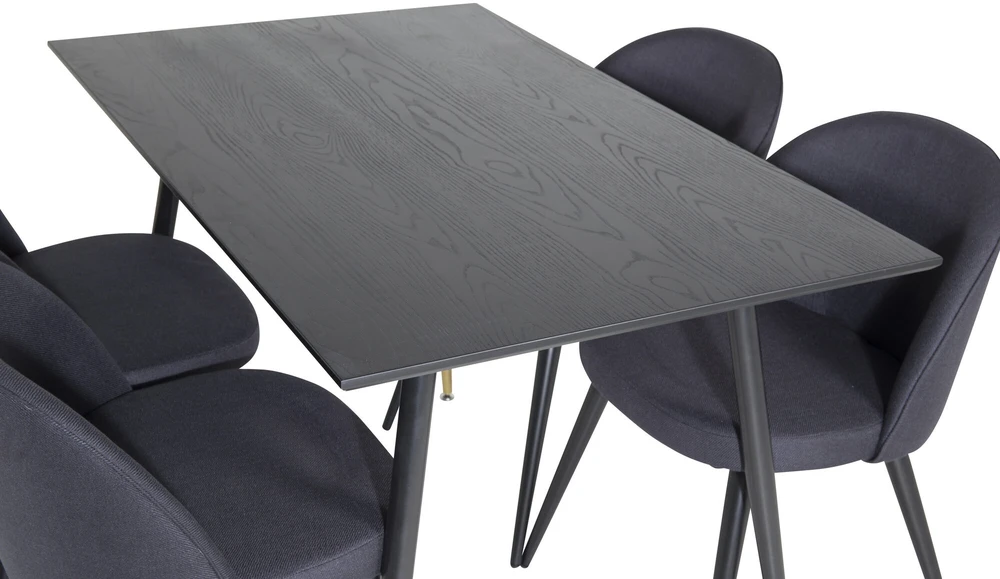 Venture Design Valgomasis stalas, Dipp, 75x120x85 cm, Juodas