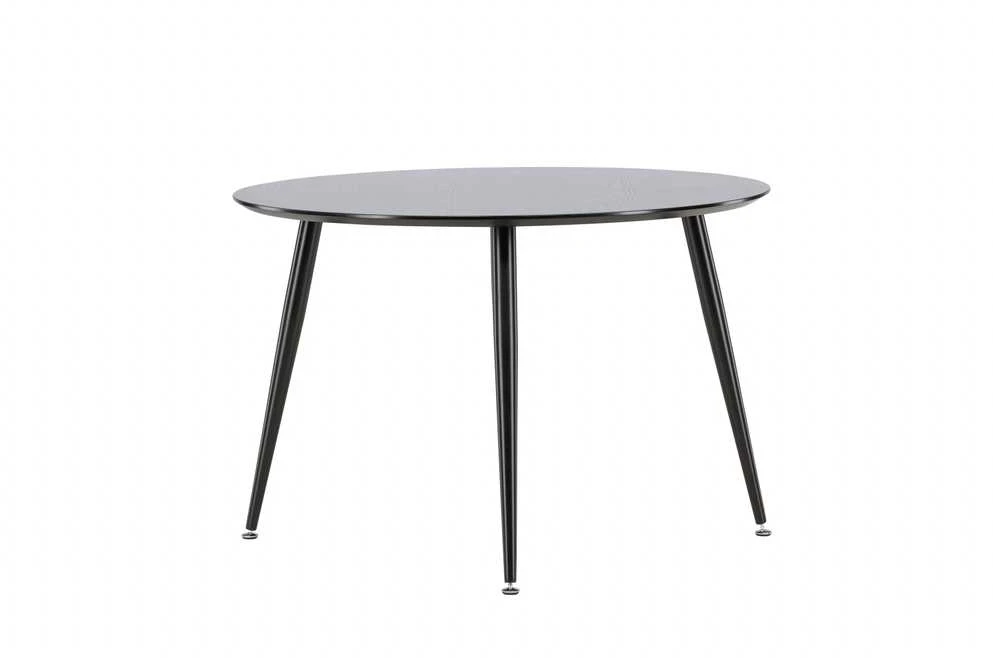 Venture Design Valgomasis stalas, Dipp, ø115 cm, Juodas